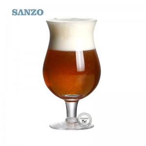 Szkło piwne Sanzo Ale Dostosowane ręcznie przezroczyste 6 szklanek piwa Szklanki piwa Peroni