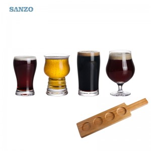 Sanzo Szklana naklejka na piwo Szklanka do piwa Spersonalizowane szklanki do piwa Pilsner
